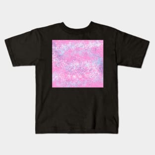 Pink paint splash Kids T-Shirt